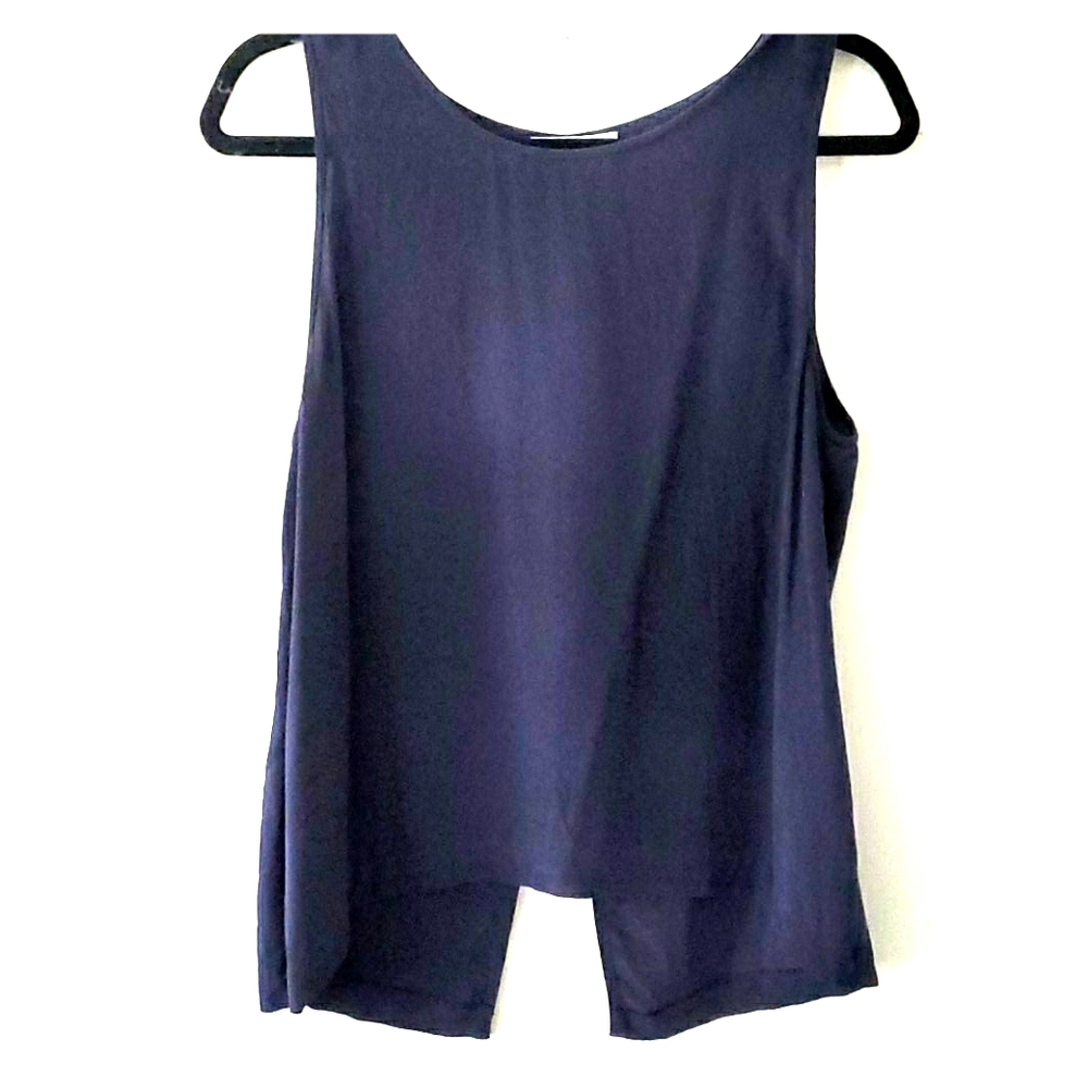 100% silk tank top